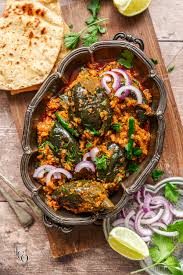 Begun (aubergine) Masala